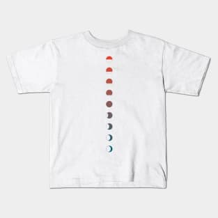 Sunset to Moonrise (Front Design) Kids T-Shirt